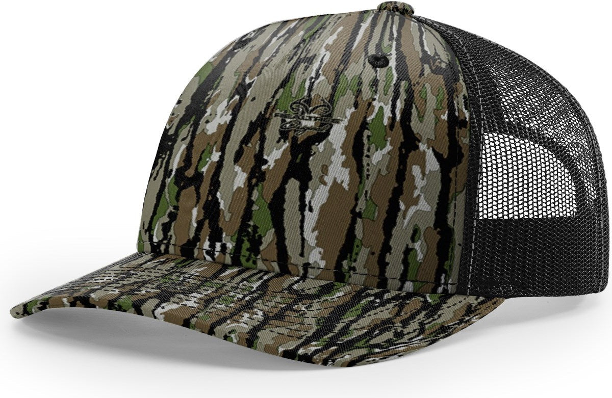 Realtree Original/Black Printed Five Panel Trucker