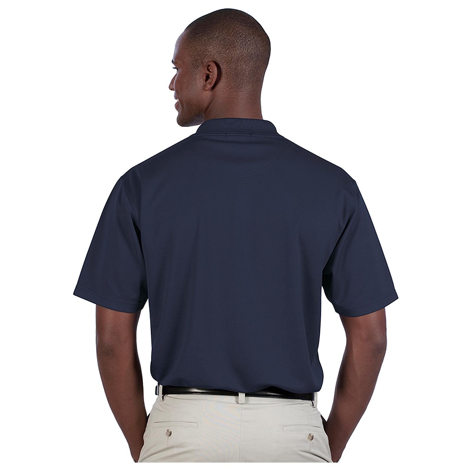 Front View of 004 - Navy OTTO Men's Performance Sport Shirt
