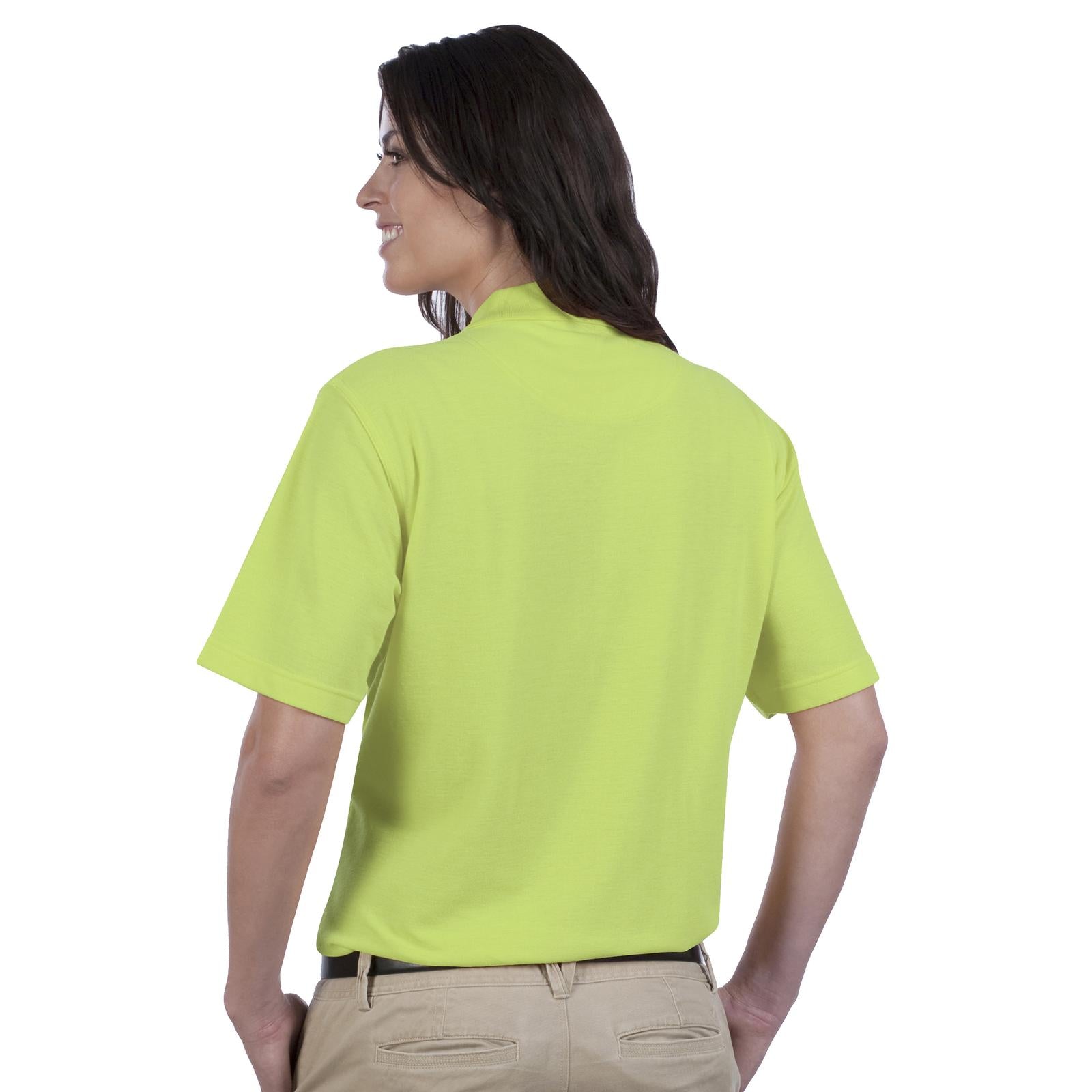 Front View of 066 - Lime OTTO Ladies' Comfortable Sport Shirt