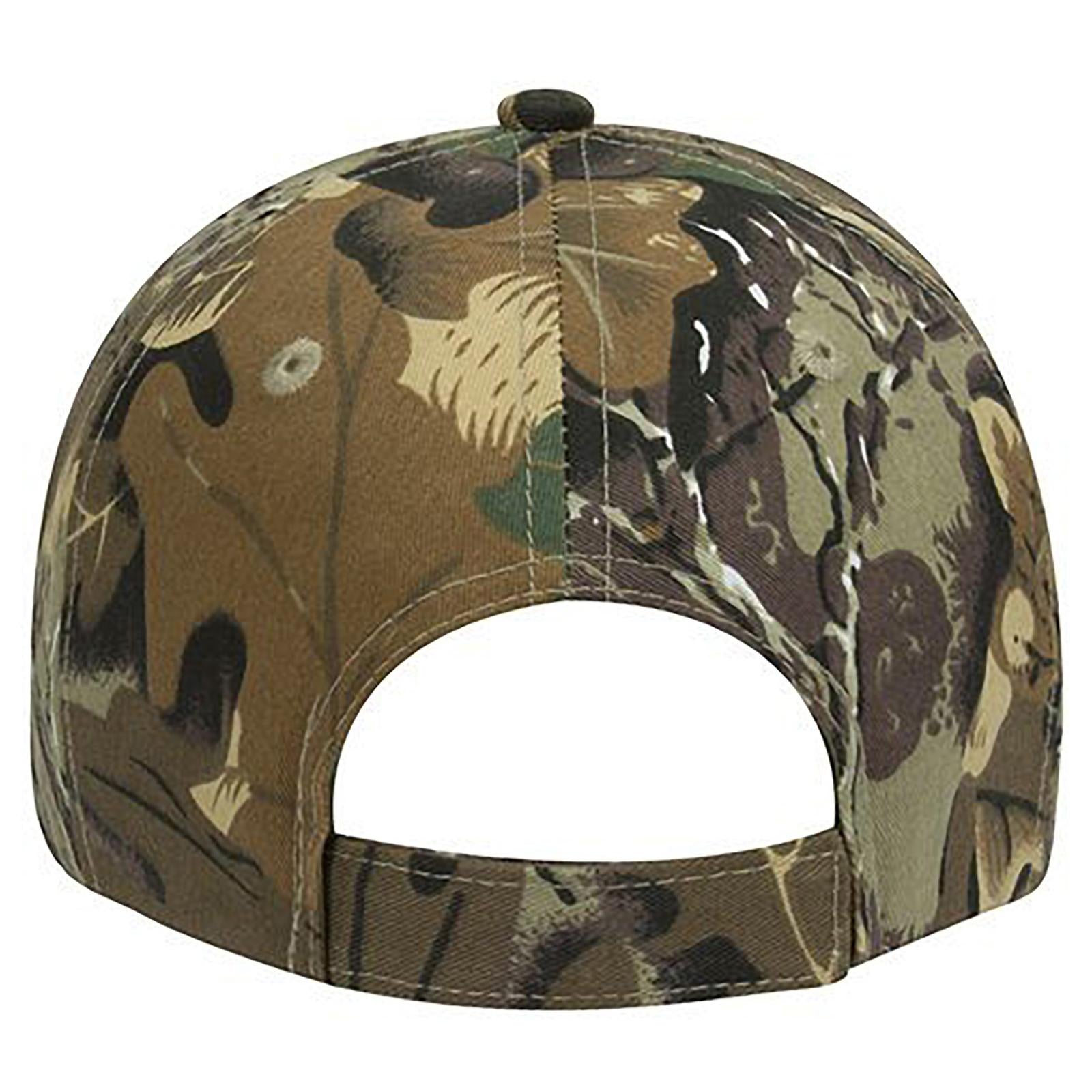 Right View of 320734 - Kha/Brn/Lt.Ol.Grn OTTO CAP Camouflage Young Adult 6 Panel Low Profile Baseball Cap