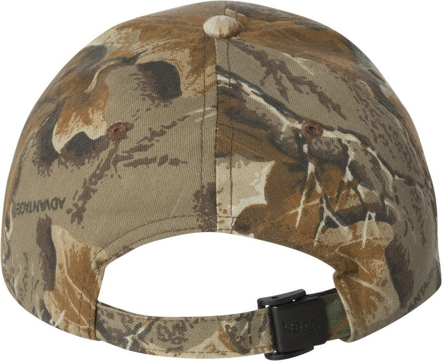 Rear View of Advantage Classic Licensed Camo Cap - LC10