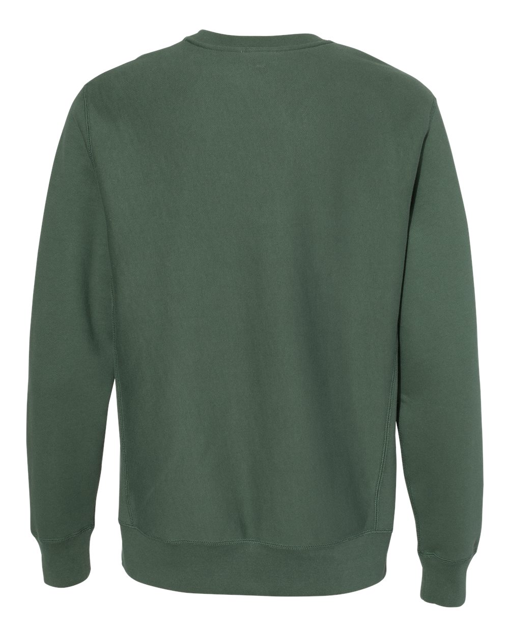 Rear View of Alpine Green Legend - Premium Heavyweight Cross-Grain Crewneck Sweatshirt - IND5000C