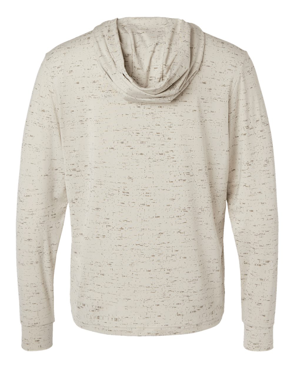 Rear View of Alumina Core Lightweight Hooded T-Shirt - A2010