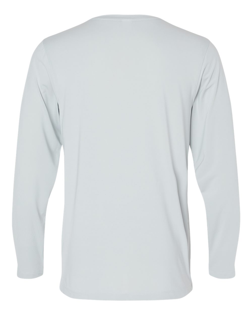 Front View of Aluminum Aruba Extreme Performance Long Sleeve T-Shirt - 222