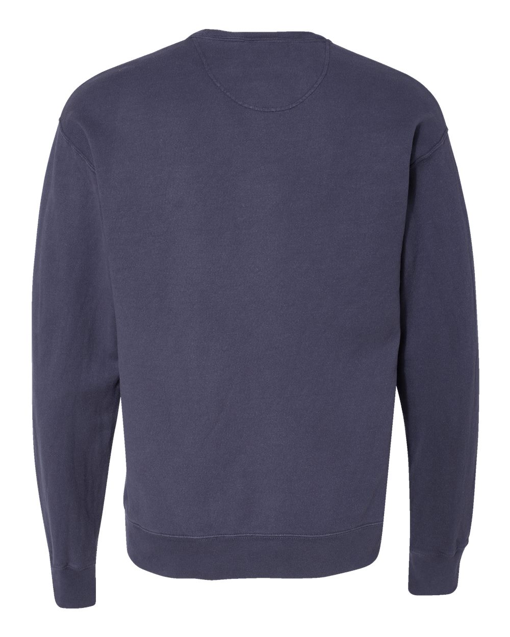 Rear View of Anchor Slate Garment-Dyed Crewneck Sweatshirt - GDH400