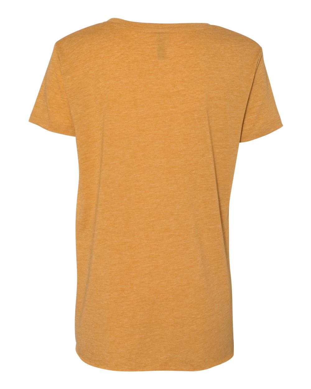 Rear View of Antique Gold Women's Festival Scoop Neck T-Shirt - 5030