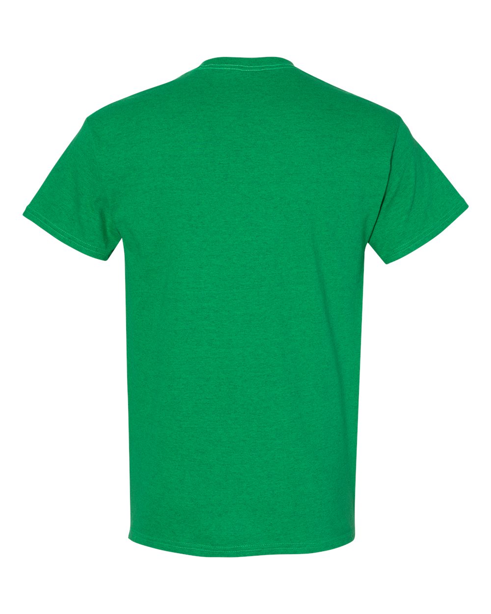 Rear View of Antique Irish Green Heavy Cotton™ T-Shirt - 5000