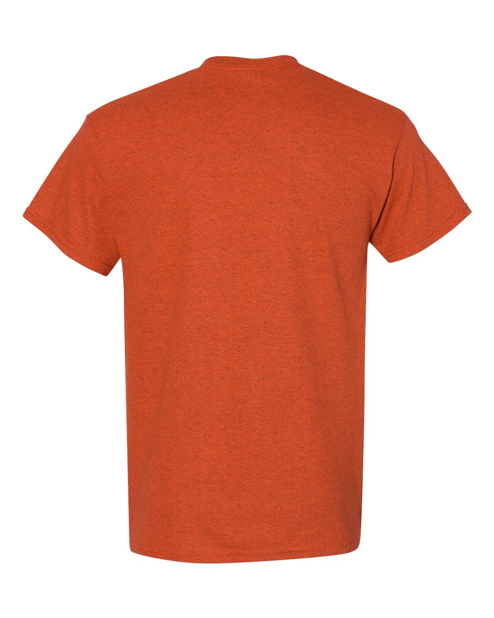 Rear View of Antique Orange Heavy Cotton™ T-Shirt - 5000