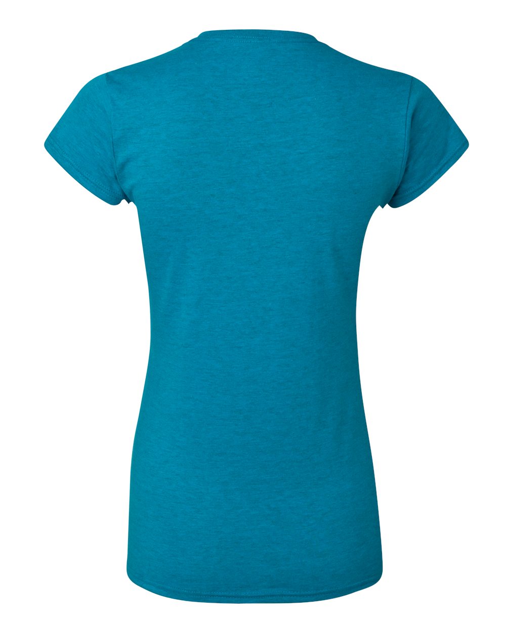 Rear View of Antique Sapphire Softstyle® Women’s T-Shirt - 64000L