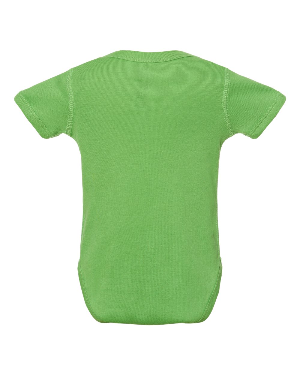 Rear View of Apple Infant Baby Rib Bodysuit - 4400