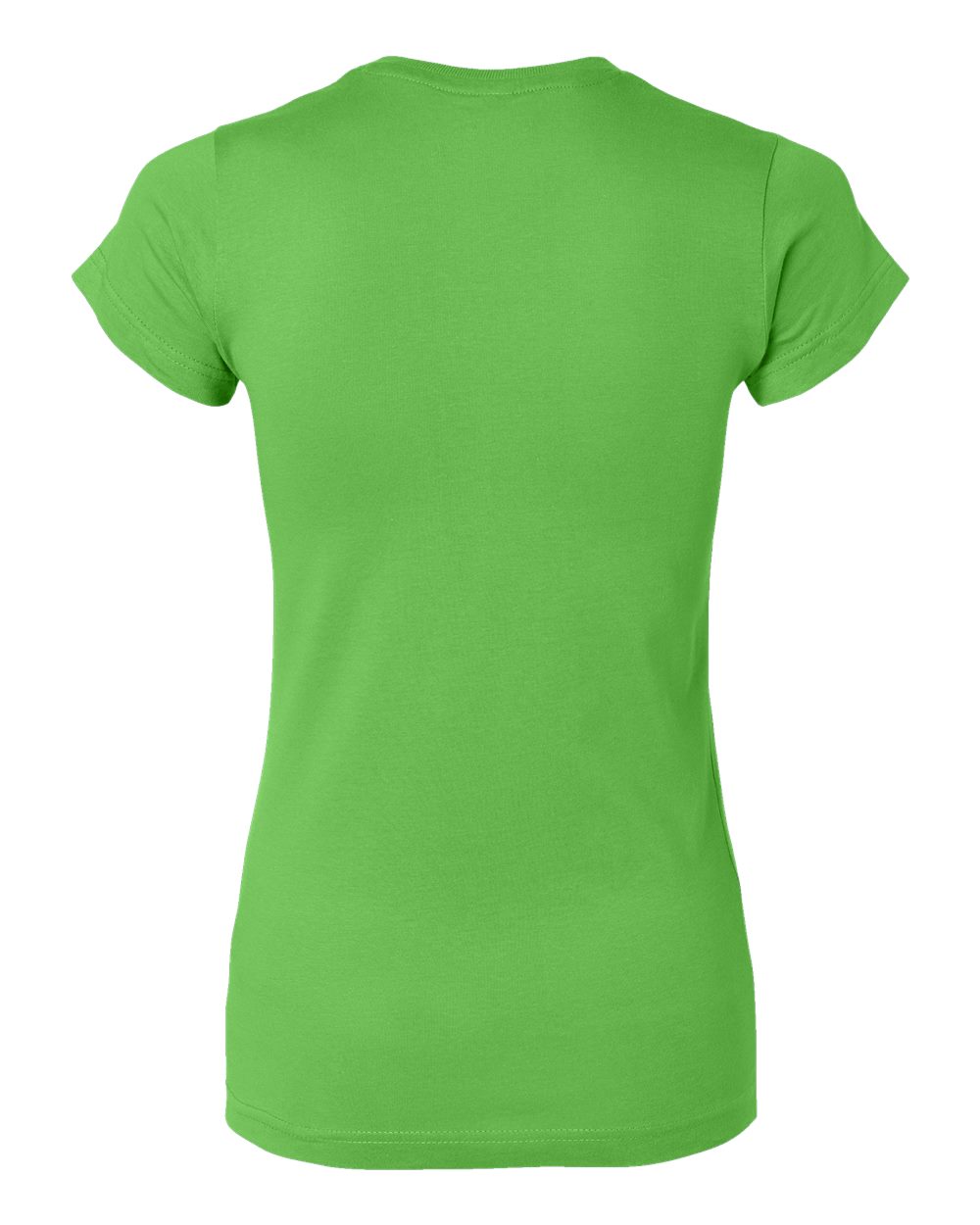 Rear View of Apple Women's Fitted Fine Jersey Tee - 3616