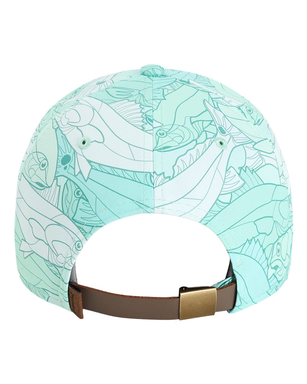 Front View of Aqua The Golden Hour Cap - DNA014
