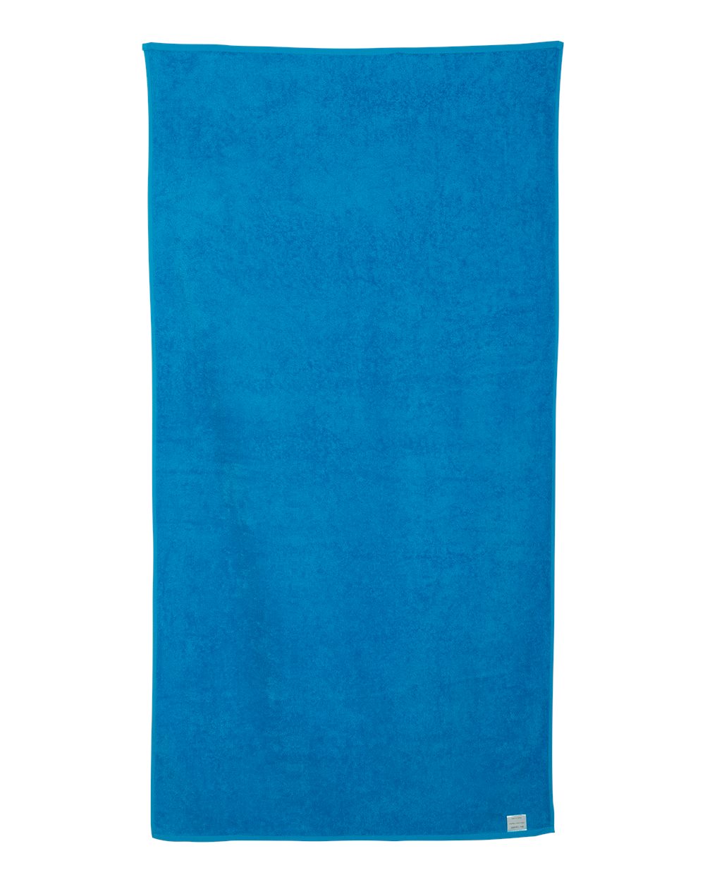Rear View of Aqua Value Beach Towel - OAD3060