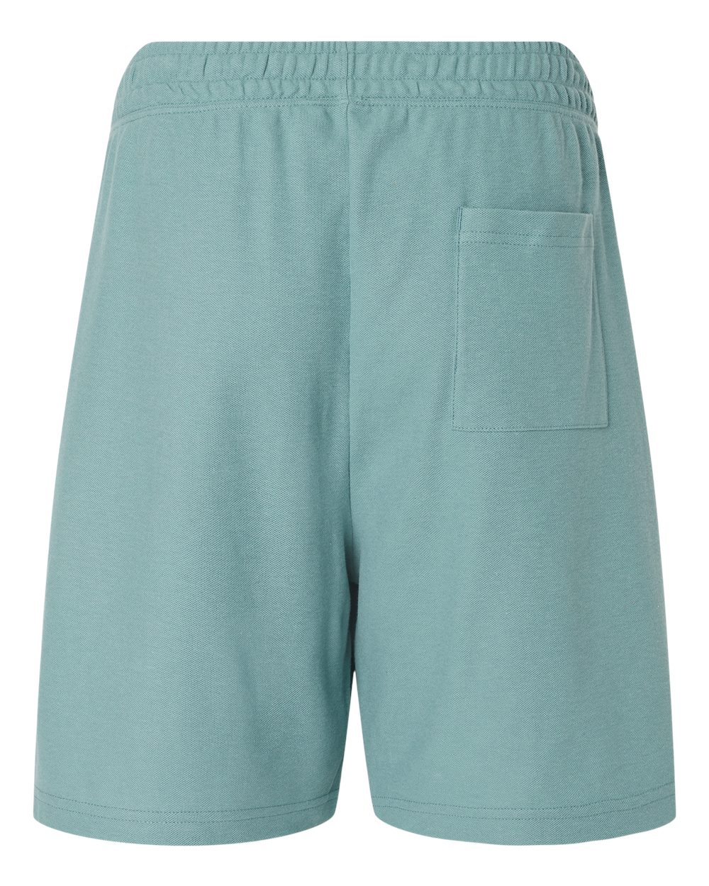 Rear View of Arctic Pique Unisex Gym Shorts - 2PQ