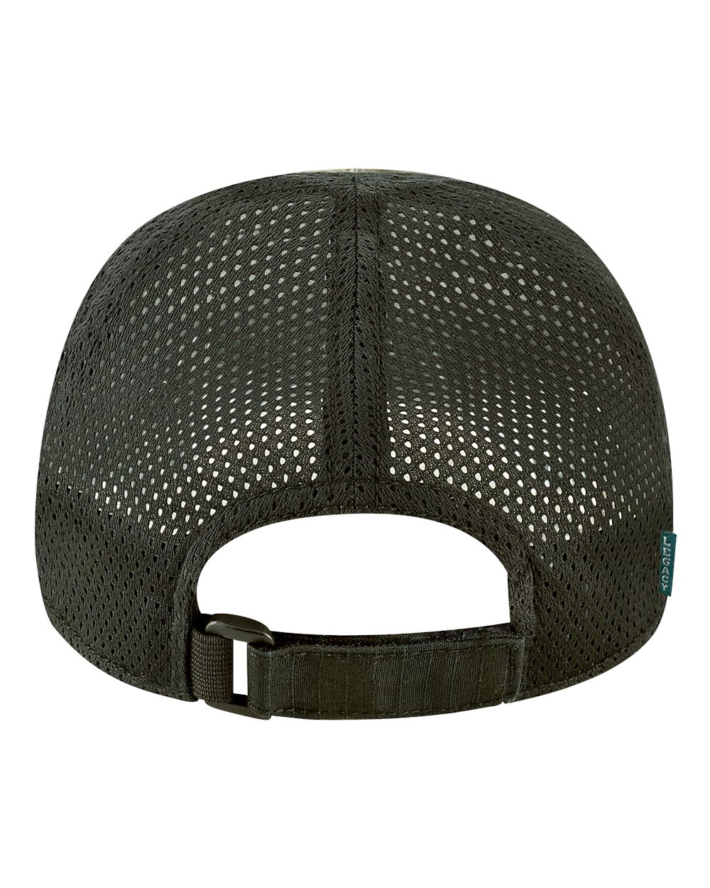 Rear View of Army Camo/ Black Tacticool Cap - TACT