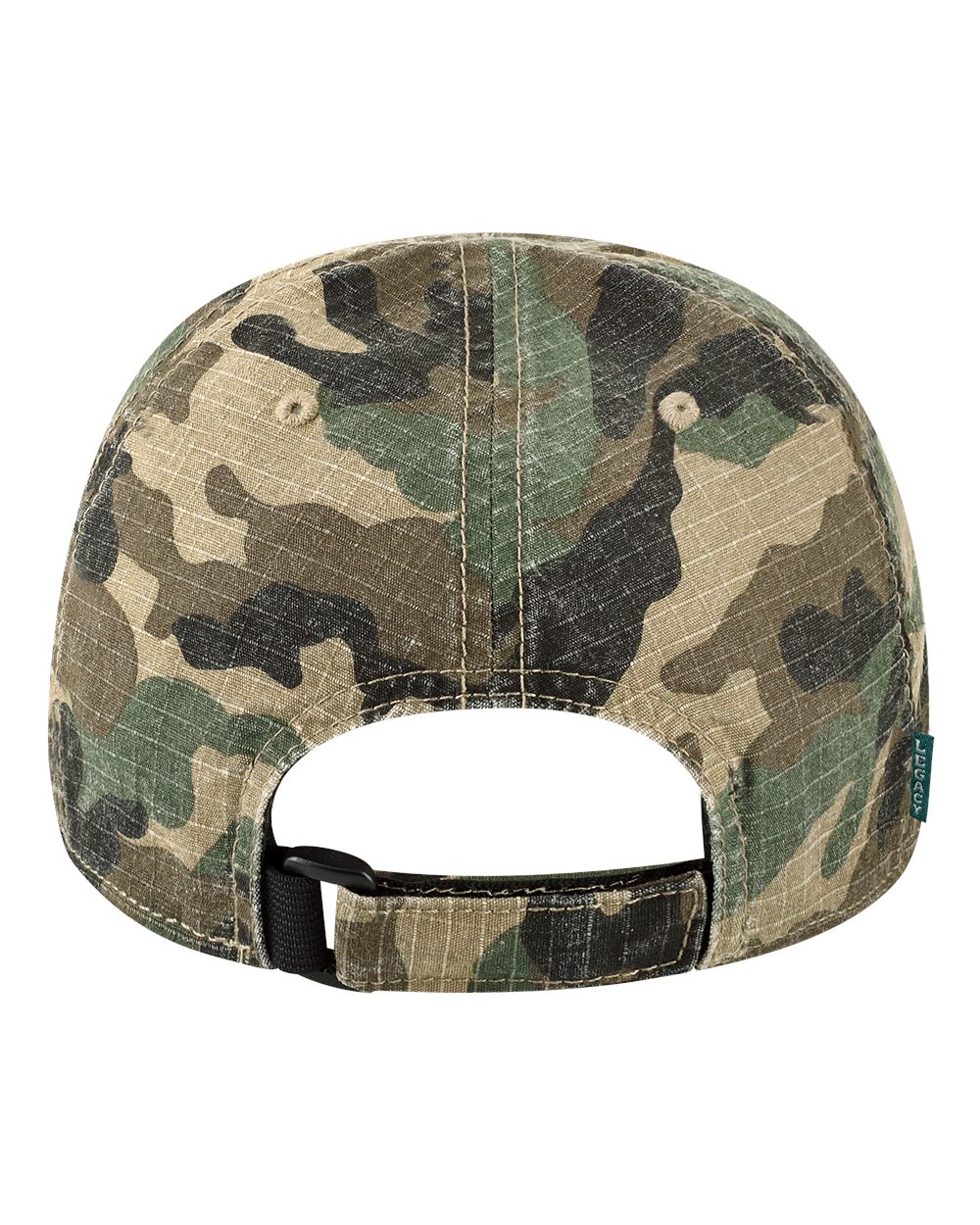 Rear View of Army Camo Tacticool Cap - TACT