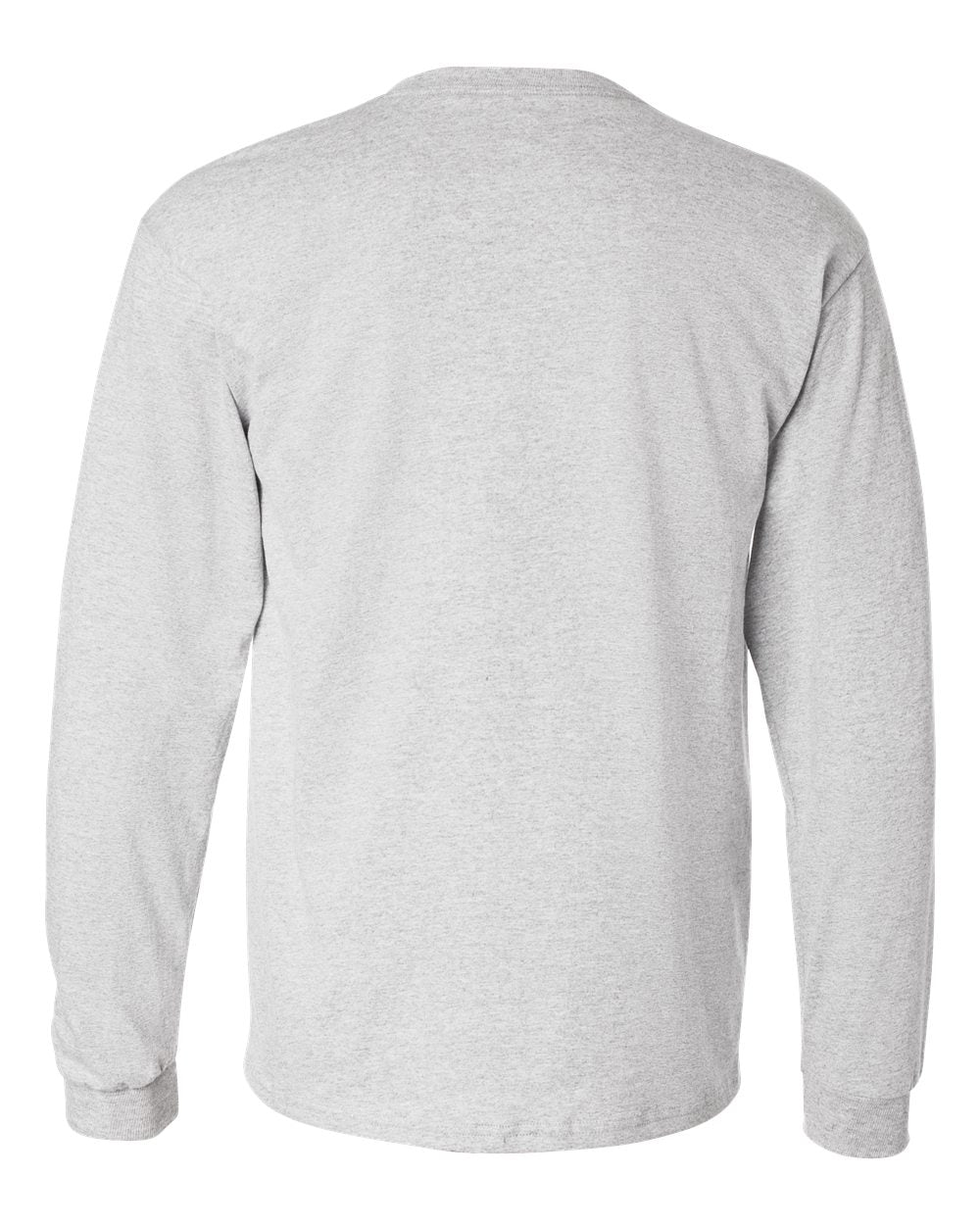 Rear View of Ash Authentic Long Sleeve T-Shirt - 5586