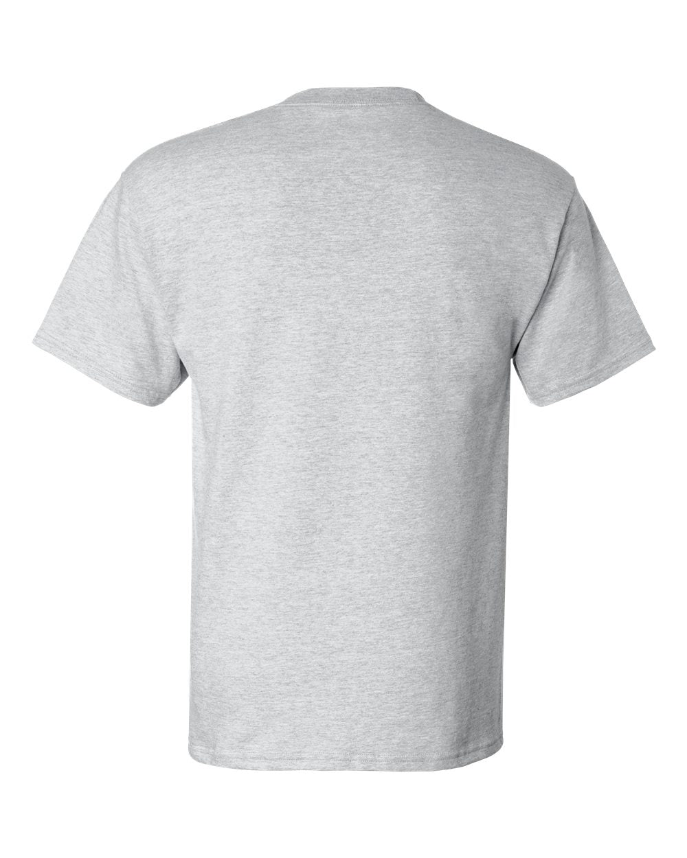 Rear View of Ash Beefy-T® Pocket T-Shirt - 5190