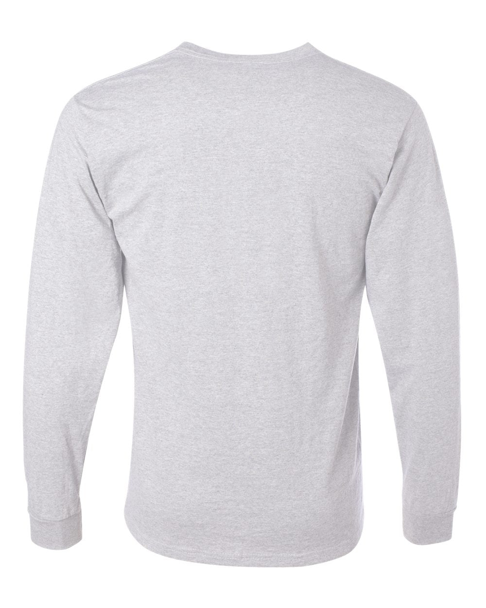 Rear View of Ash Dri-Power® Long Sleeve 50/50 T-Shirt - 29LSR