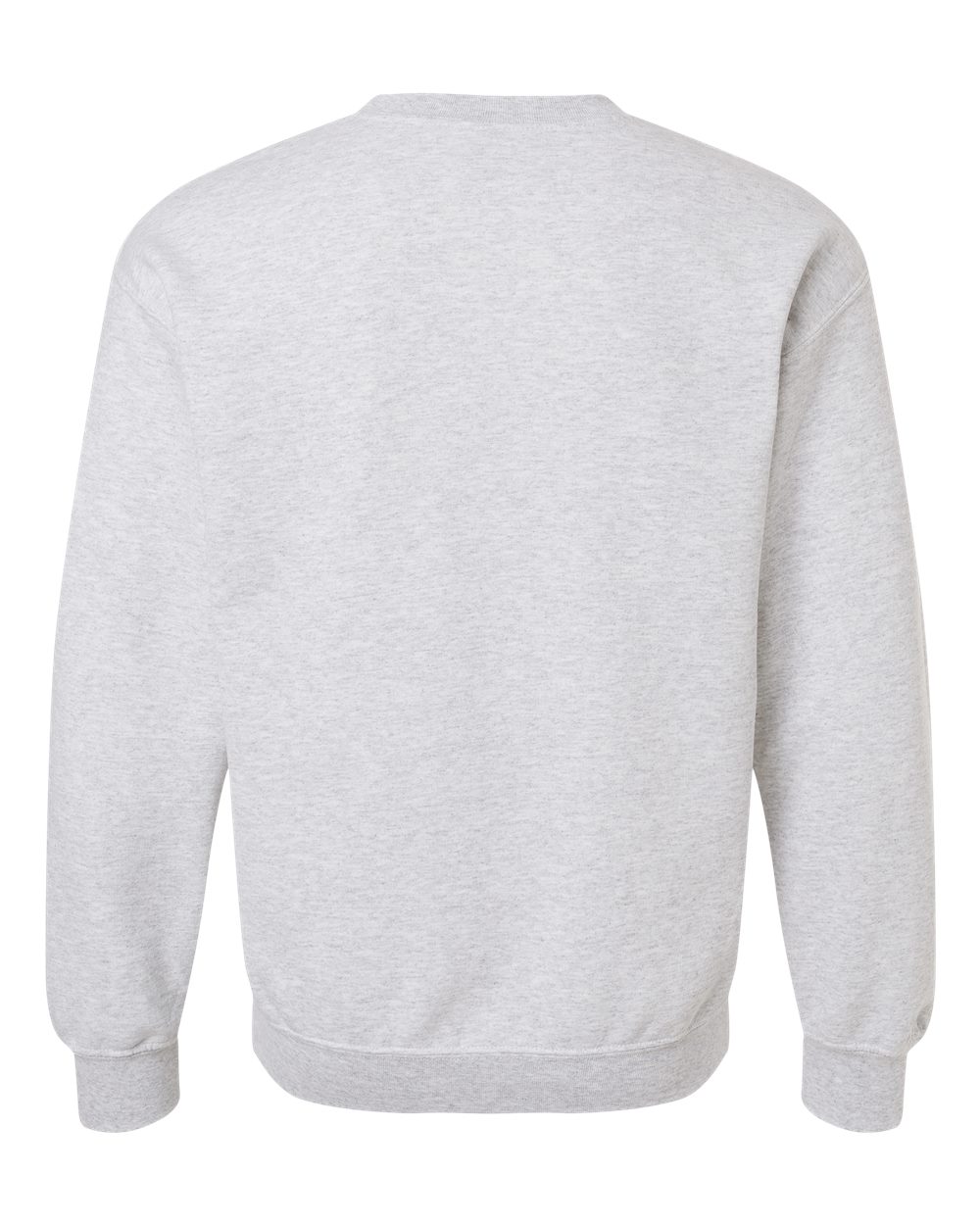 Rear View of Ash DryBlend® Crewneck Sweatshirt - 12000