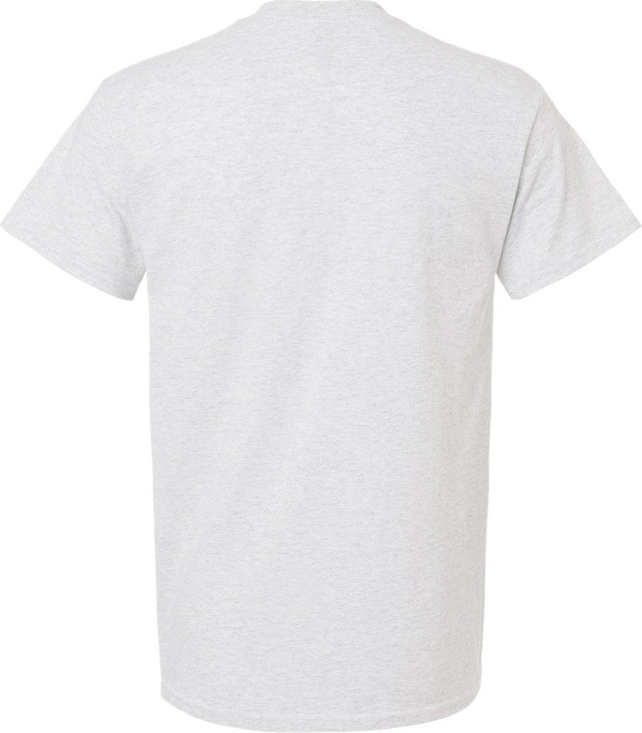 Rear View of Ash DryBlend® T-Shirt - 8000