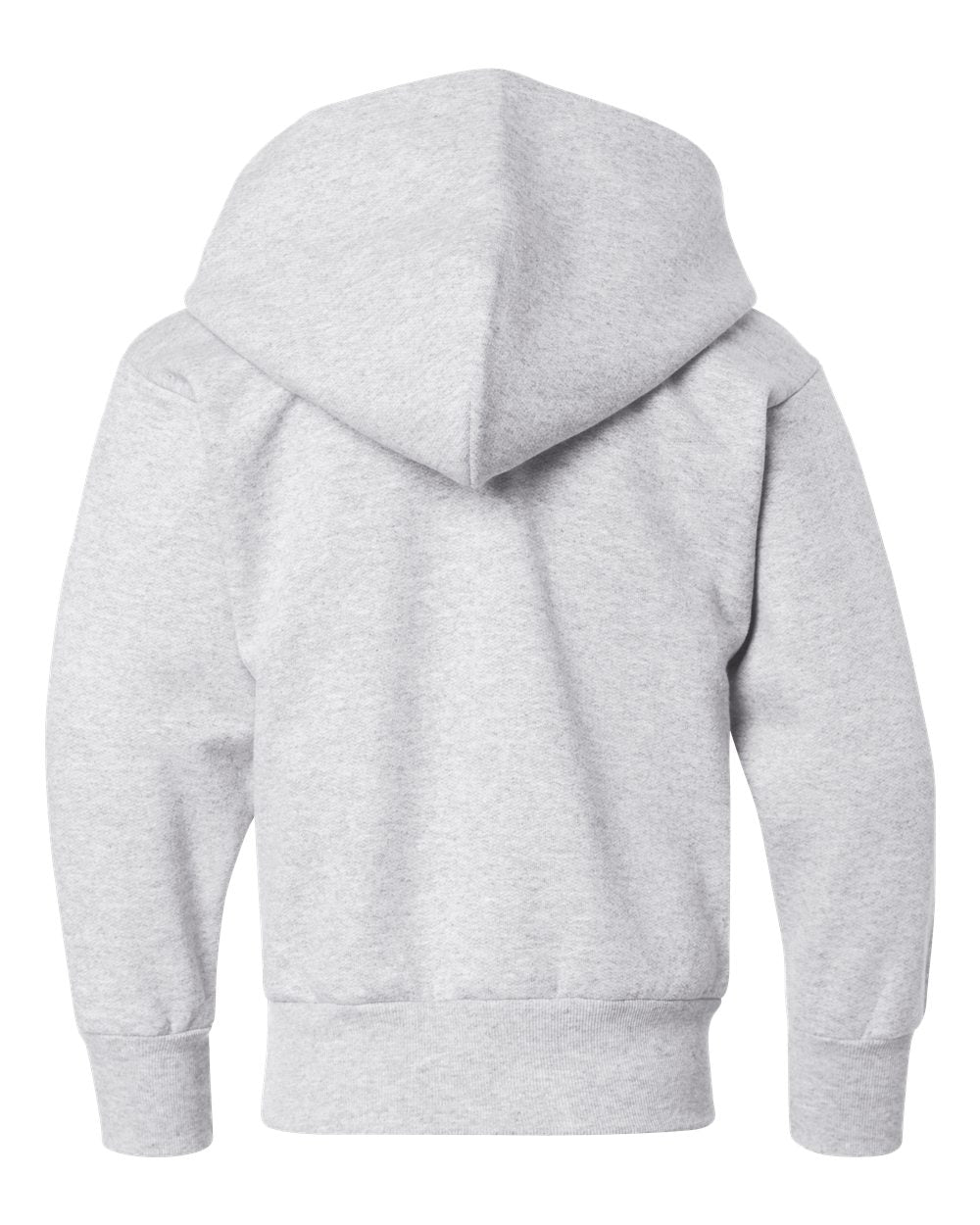 Rear View of Ash Ecosmart® Youth Hooded Sweatshirt - P473