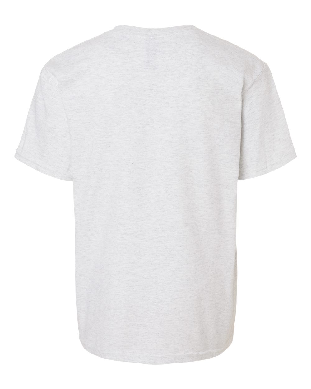 Rear View of Ash Heavy Cotton™ Youth T-Shirt - 5000B