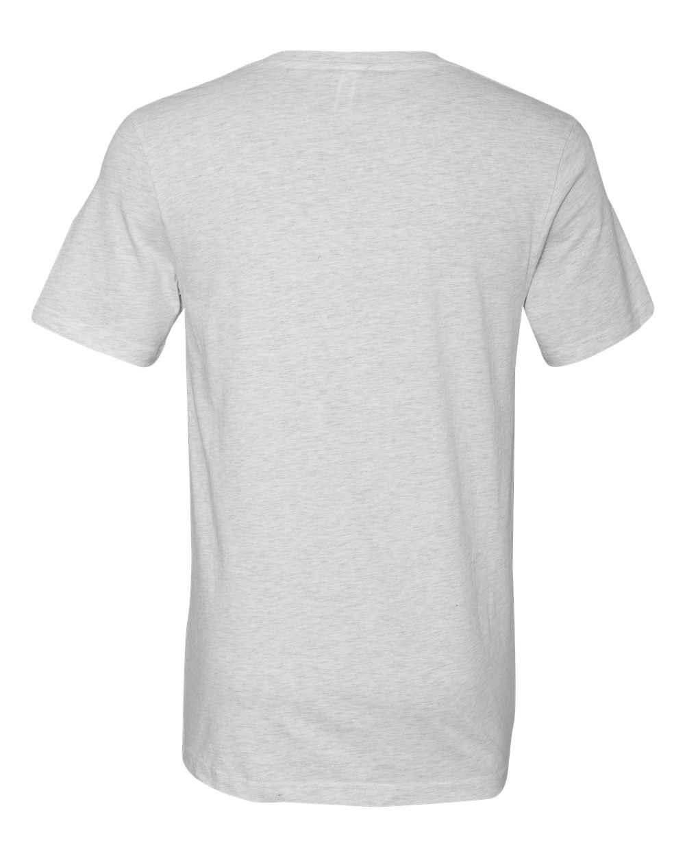 Rear View of Ash Jersey V-Neck Tee - 3005