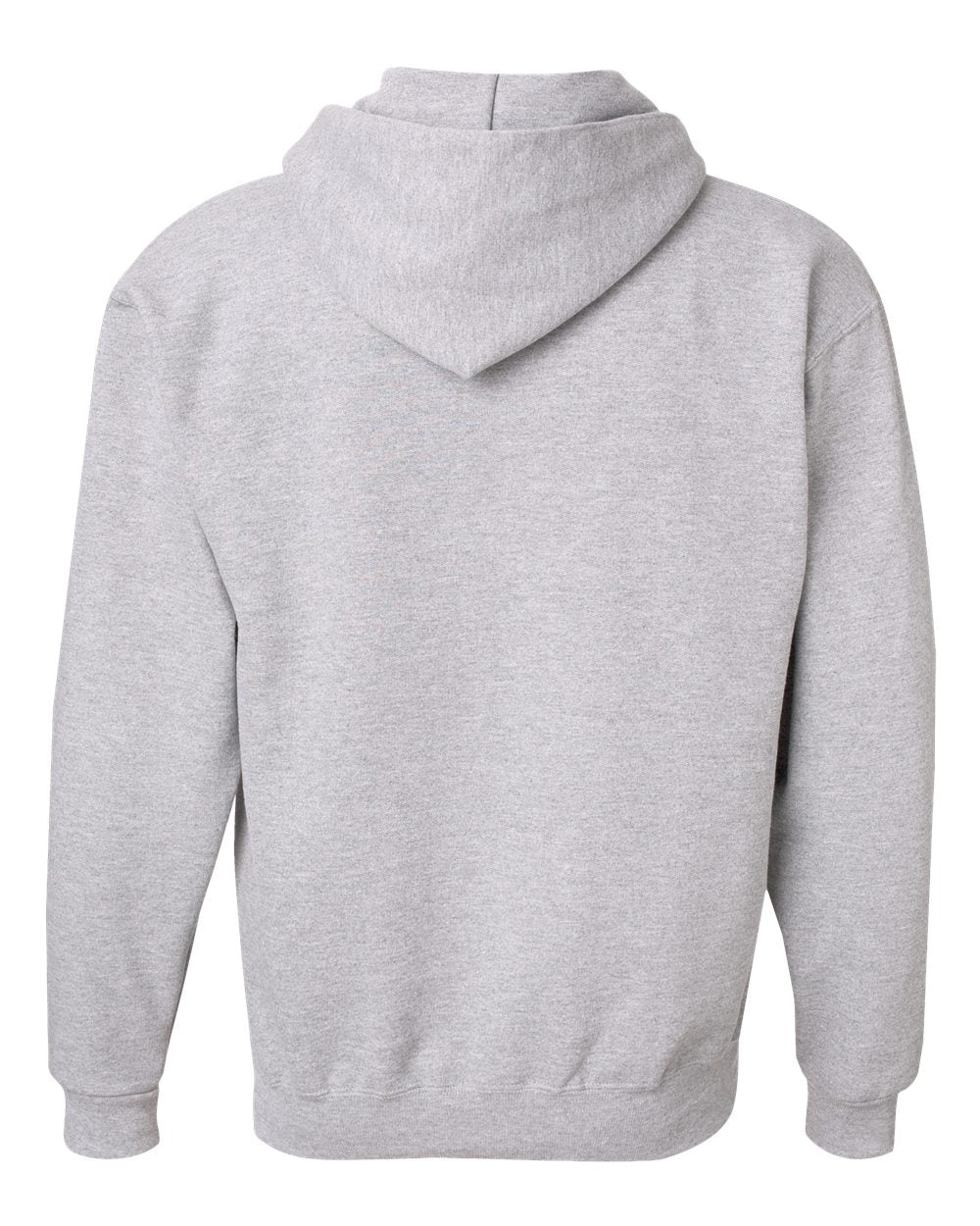 Rear View of Ash Super Sweats NuBlend® Hooded Sweatshirt - 4997MR