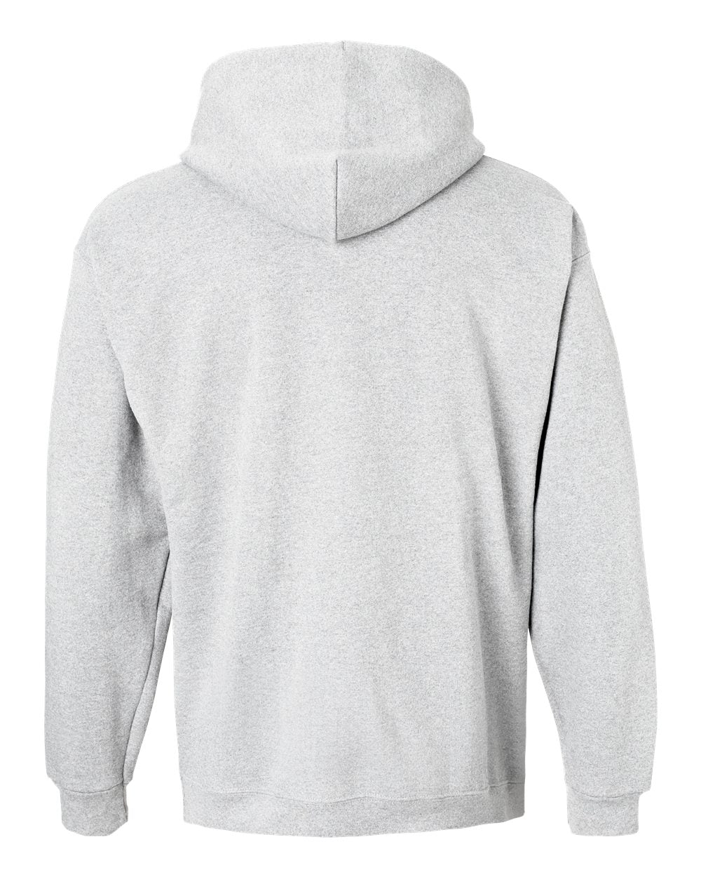 Rear View of Ash Ultimate Cotton® Hooded Sweatshirt - F170