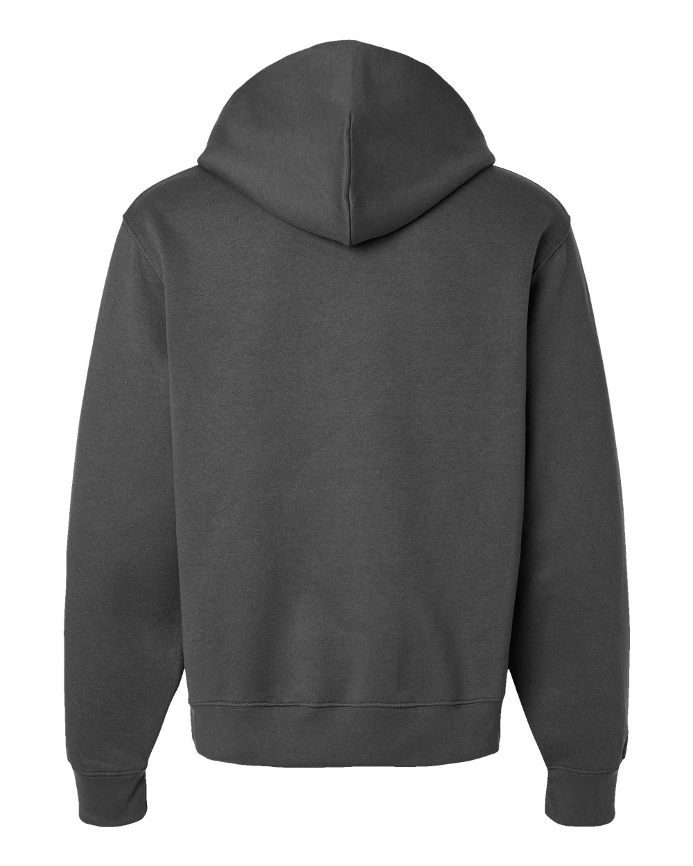 Rear View of Asphalt 10 oz. Heavyweight Hoodie - 4719