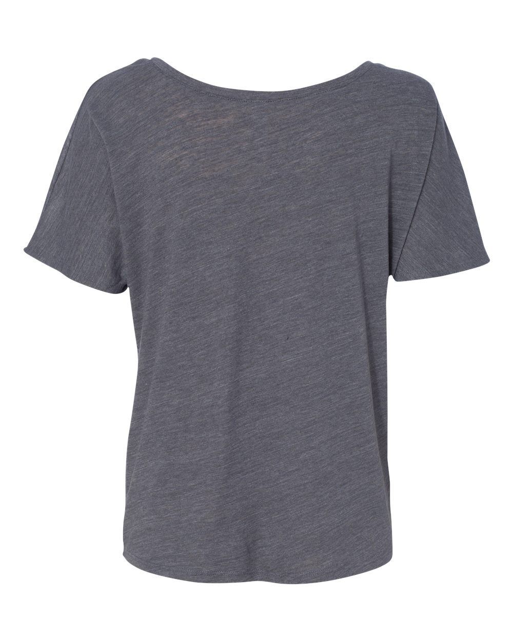 Rear View of Asphalt Slub Women’s Slouchy Tee - 8816