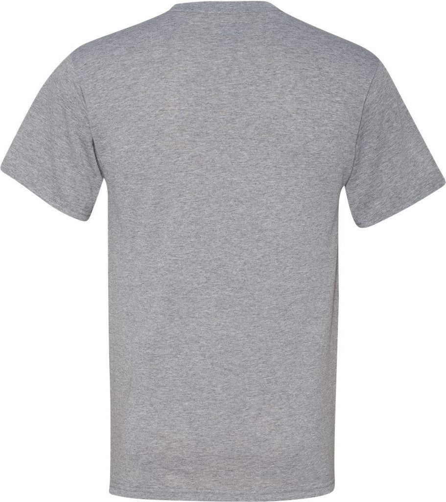 Rear View of Athletic Heather Dri-Power® Performance T-Shirt - 21MR