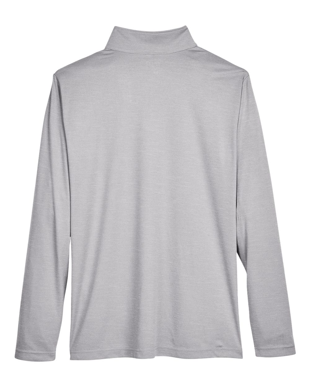 Rear View of Athletic Heather Men's Zone Sonic Heather Performance Quarter-Zip Pullover - TT31H