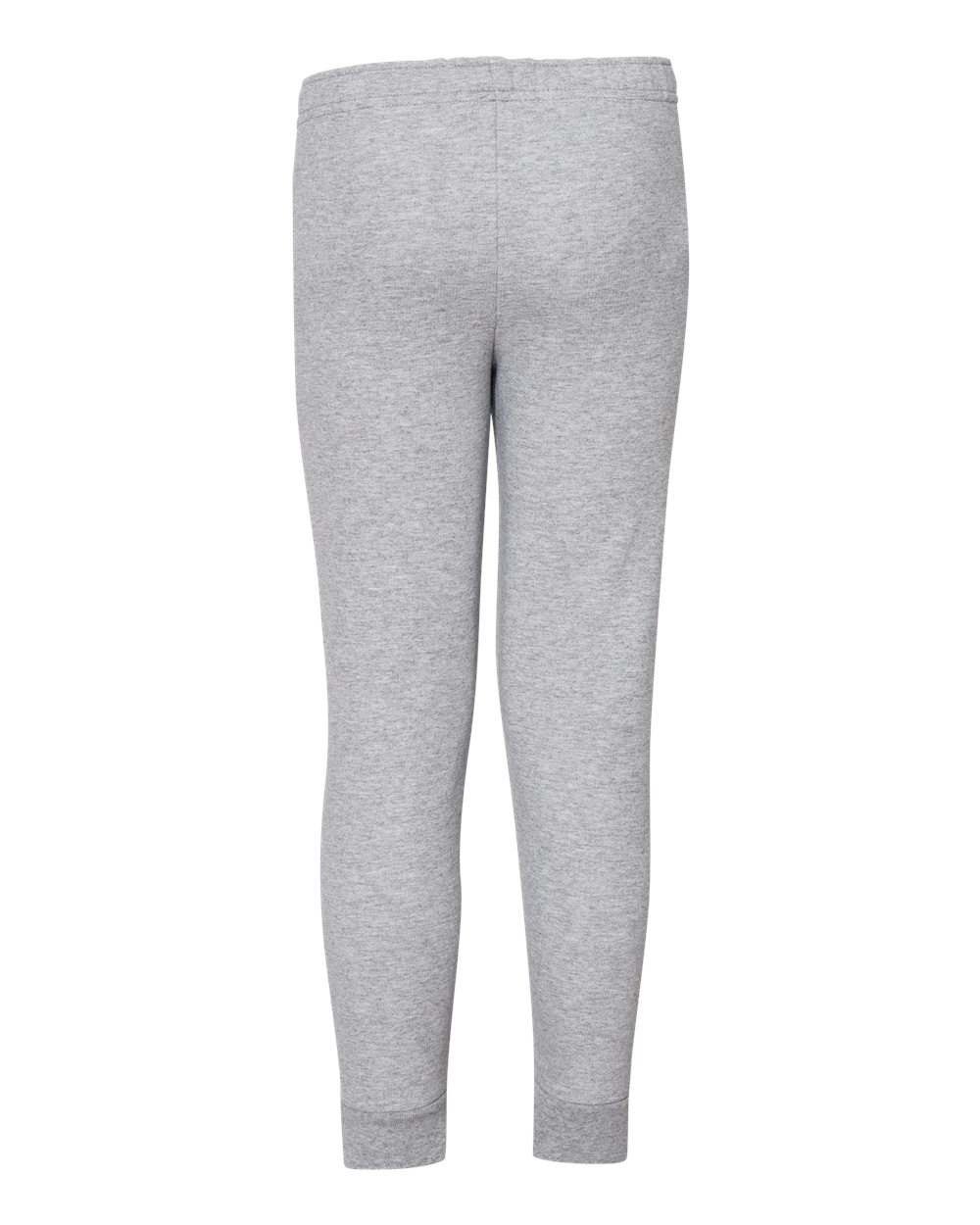 Rear View of Athletic Heather NuBlend® Youth Joggers - 975YR