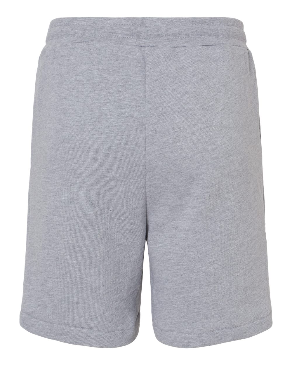 Rear View of Athletic Heather Sponge Fleece Shorts - 3724