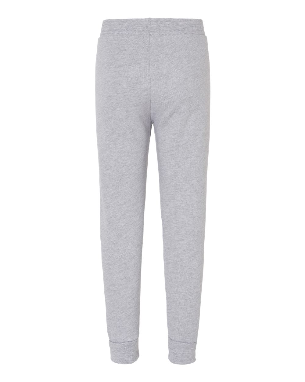 Rear View of Athletic Heather Toddler Sponge Fleece Jogger Sweatpants - 3727T