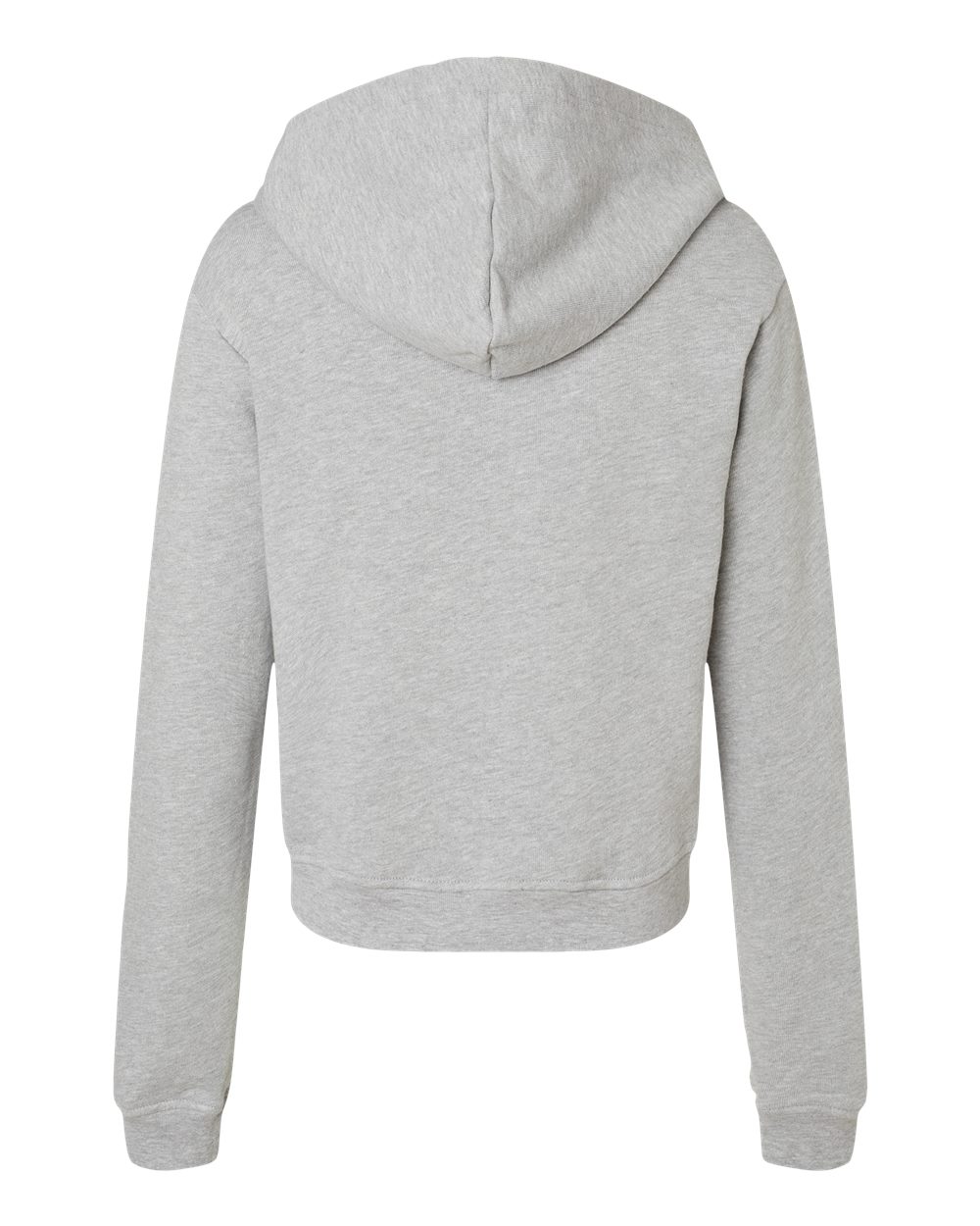 Rear View of Athletic Heather Women's Classic Hoodie - 7519