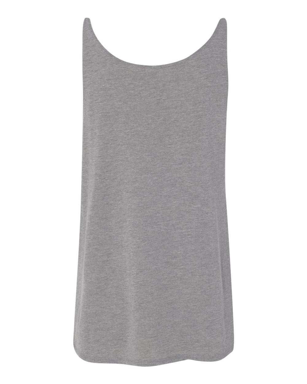 Rear View of Athletic Heather Women's Slouchy Tank - 8838