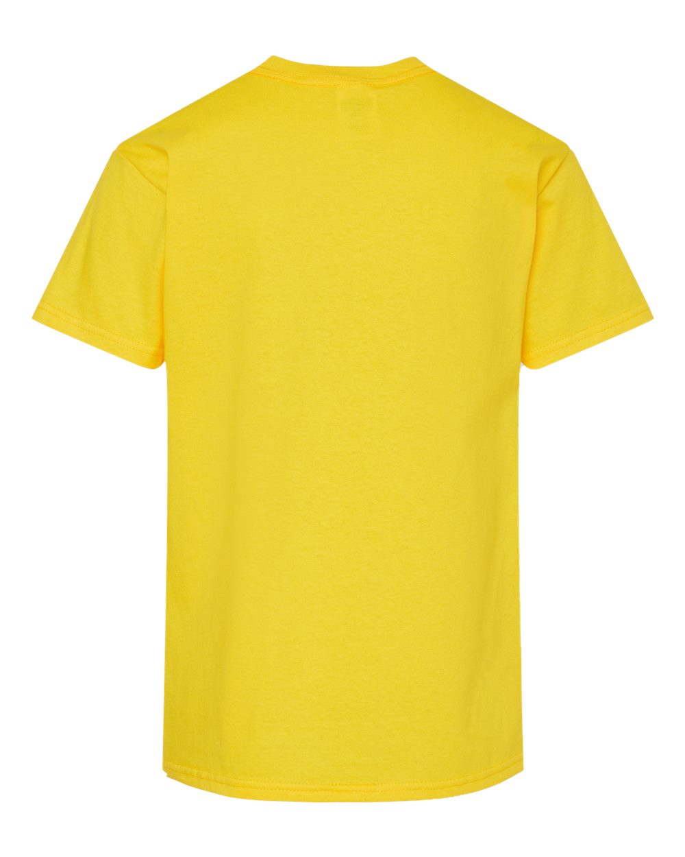 Front View of Athletic Yellow Essential-T Youth T-Shirt - 5480