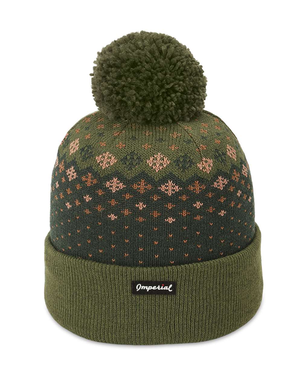 Rear View of Avocado The Baniff Cuffed Beanie - 6017