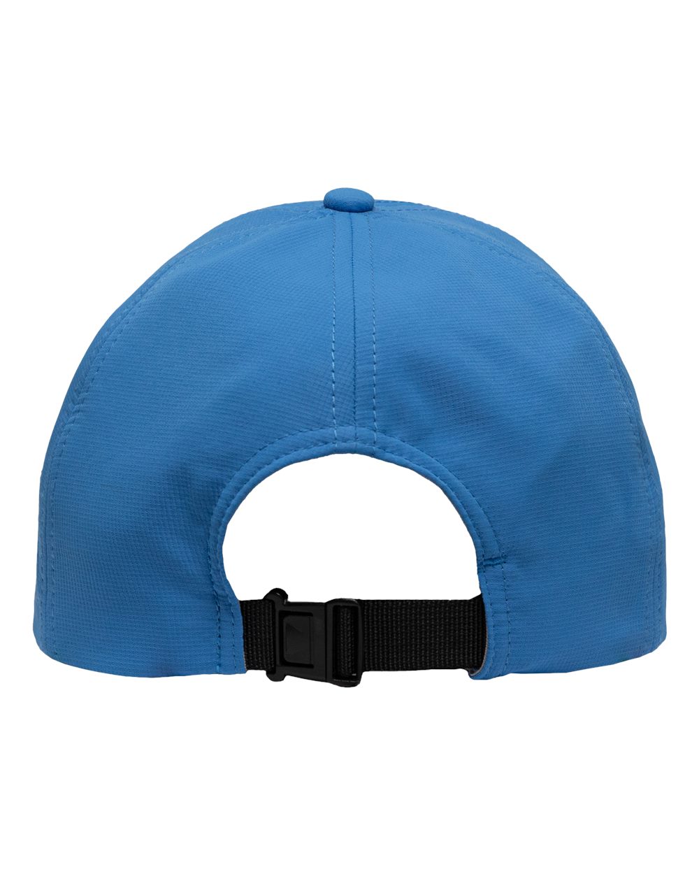 Rear View of Azure Blue Five-Panel Ripstop Cap - SP1200