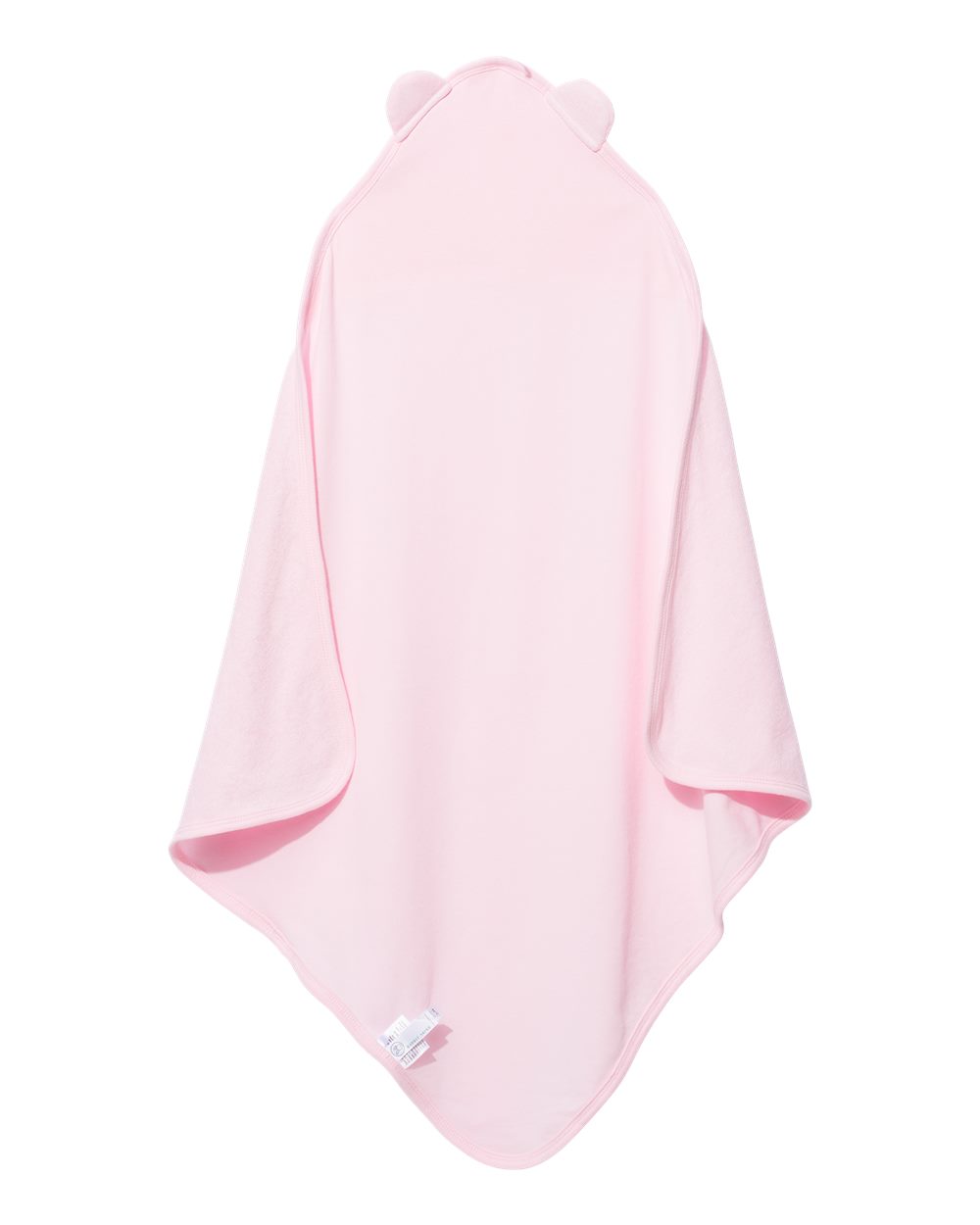 Rear View of Ballerina Terry Cloth Hooded Towel with Ears - 1013