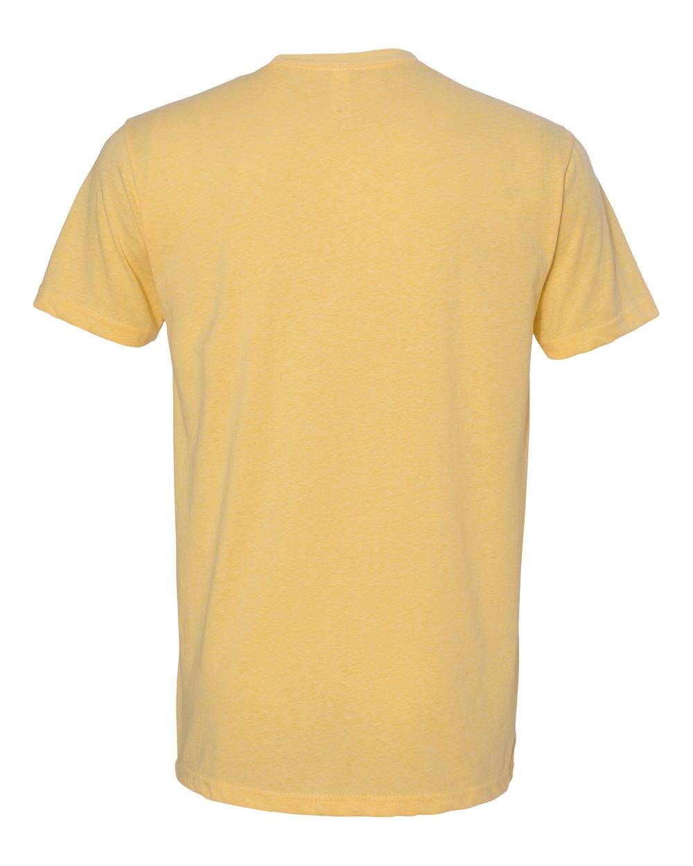 Rear View of Banana Cream CVC T-Shirt - 6210