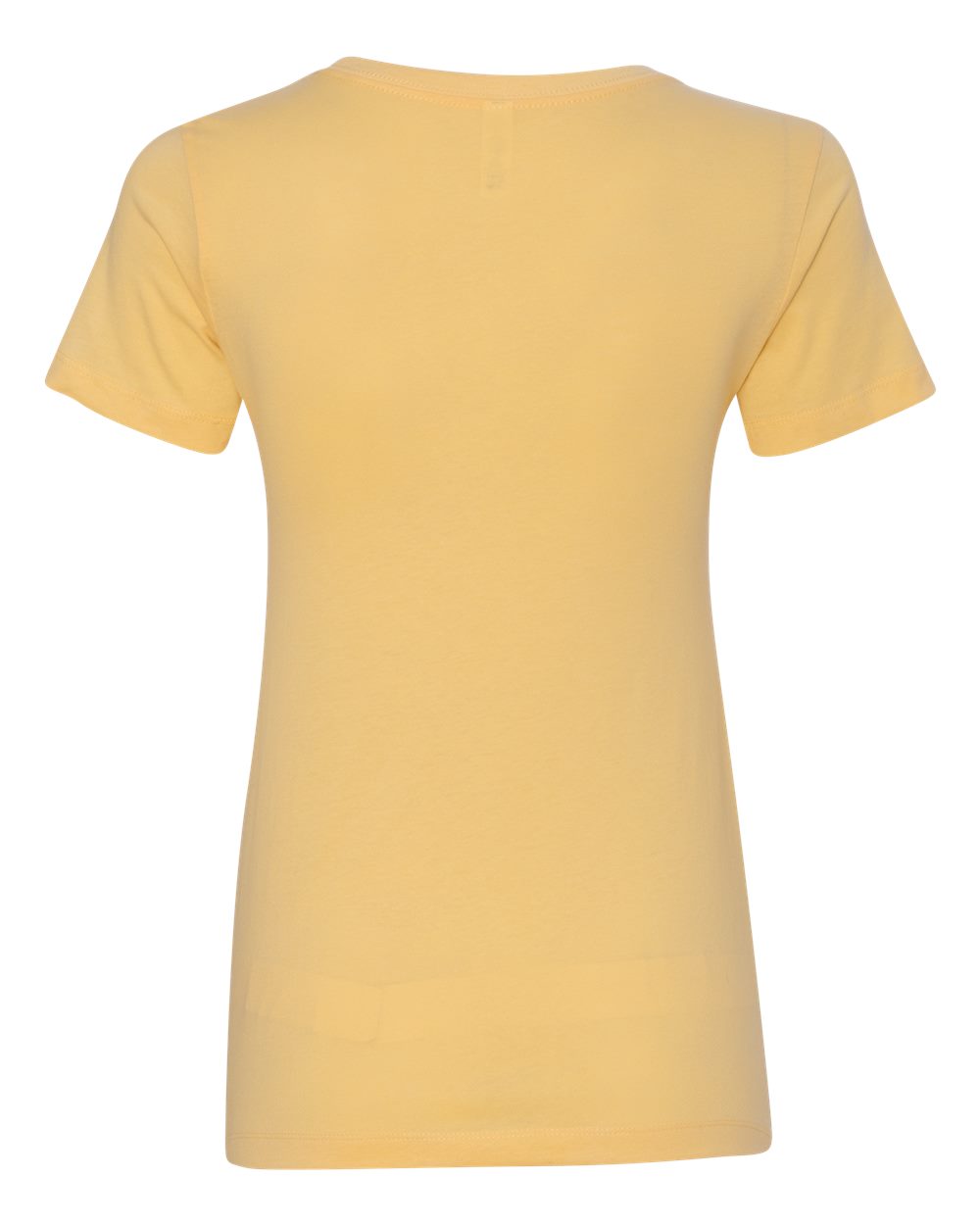 Rear View of Banana Cream Women's Ideal T-Shirt - 1510