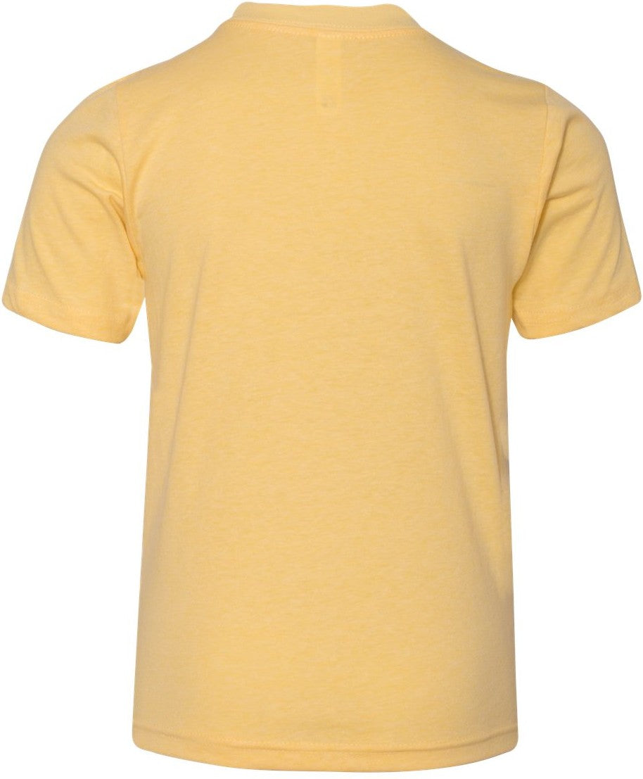 Rear View of Banana Cream Youth CVC T-Shirt - 3312