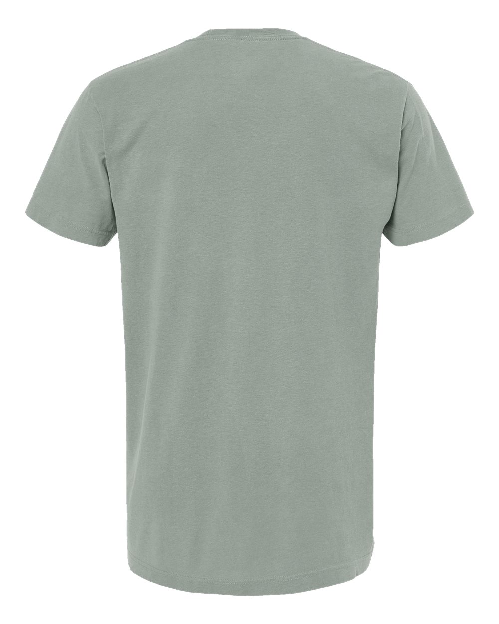 Rear View of Bay Vintage Garment-Dyed T-Shirt - 6500M