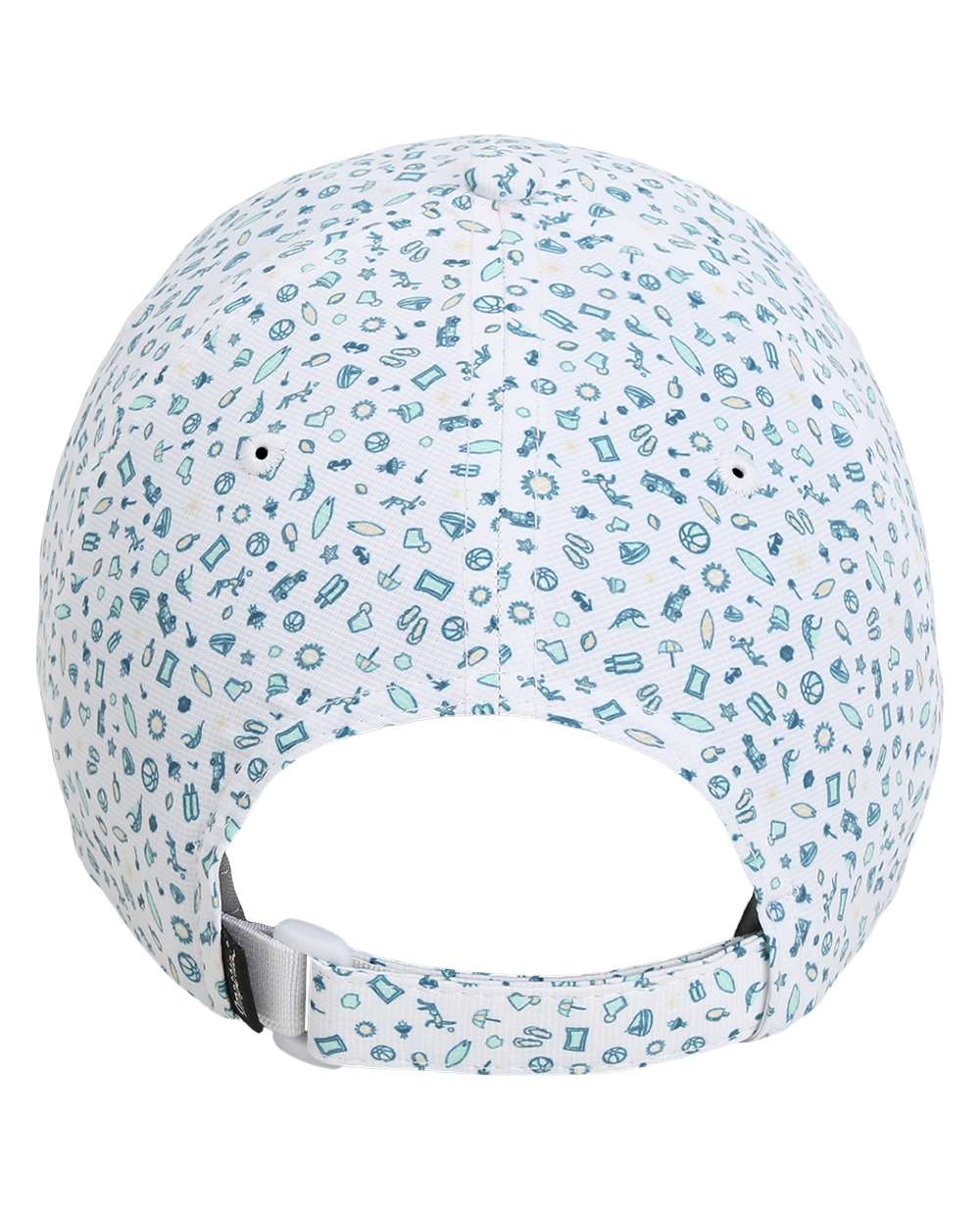 Rear View of Beach Blue Alter Ego Cap - X210R