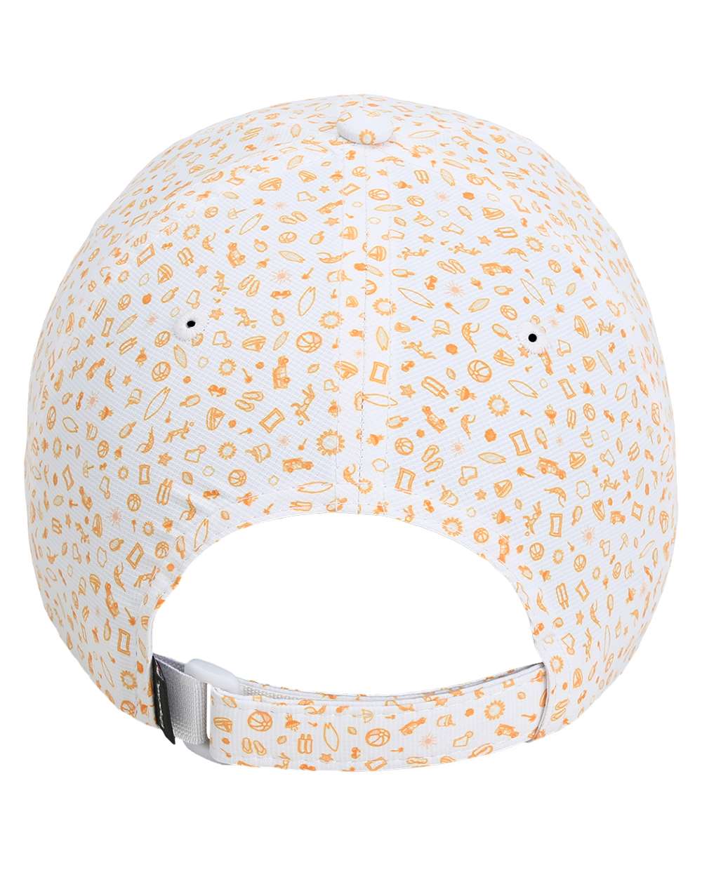 Rear View of Beach Orange Alter Ego Cap - X210R