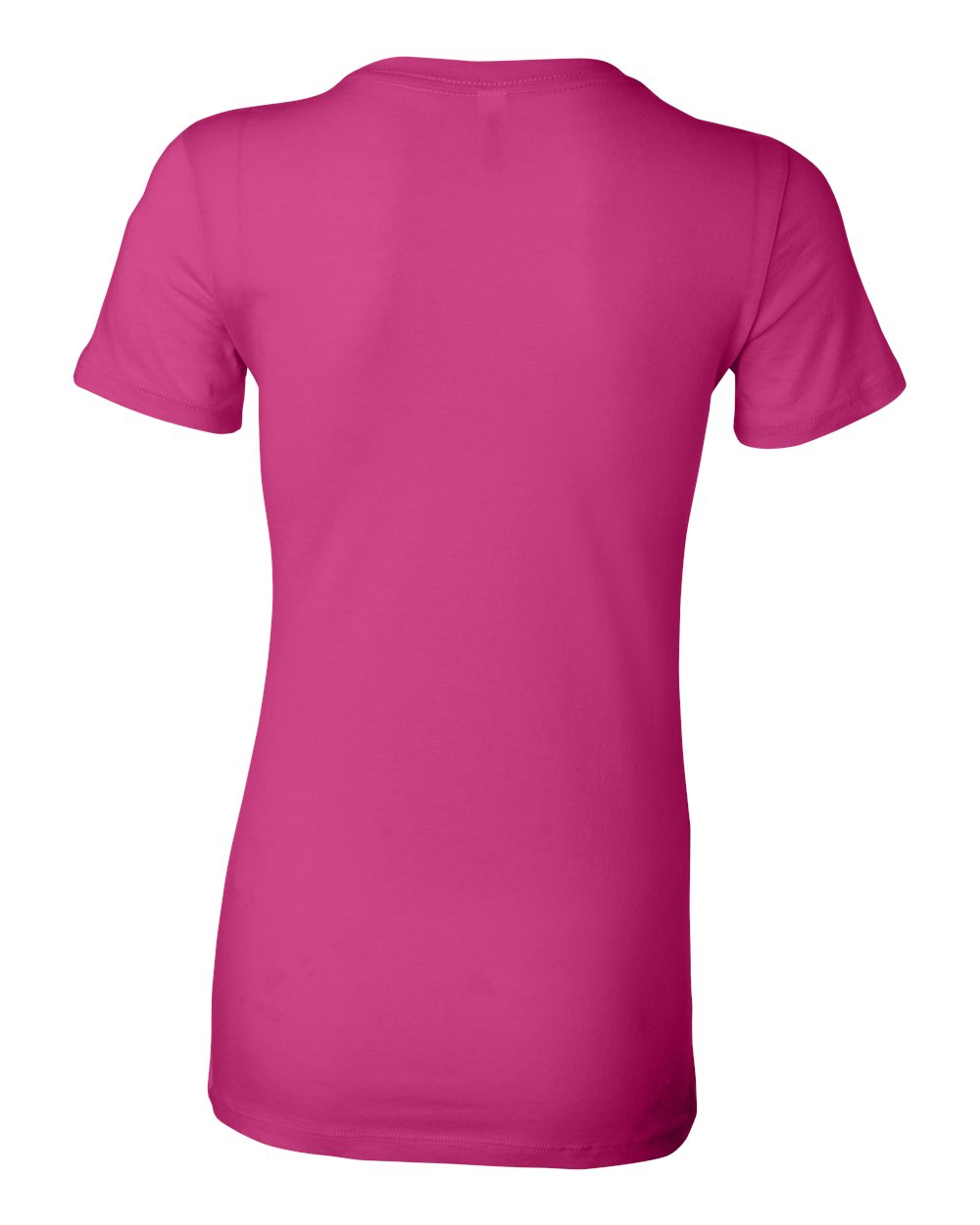 Rear View of Berry Women's Slim Fit Tee - 6004